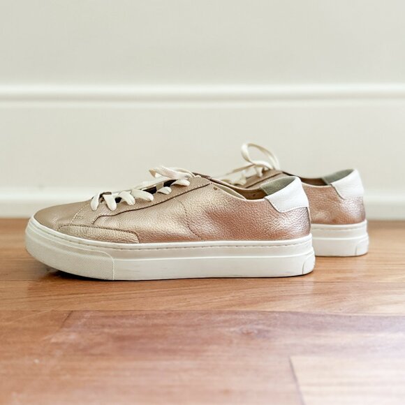 SOLUDOS - Ibiza Platform Leather Sneaker - Womens - Rose Gold - 10 - Picture 10 of 10